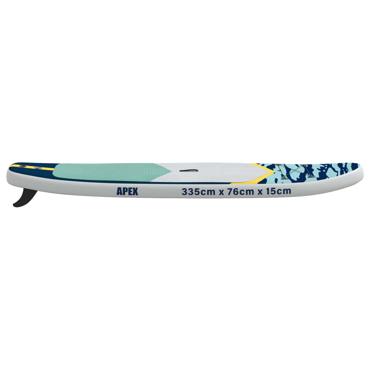 Inflatable Stand Up Paddle Board APEX 335 x 76 x 15 cm Blue for