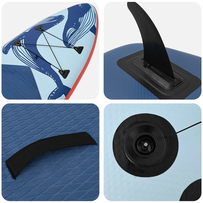 Inflatable Stand Up Paddle Board SCYLLA 366 x 81 x 15 cm Blue
