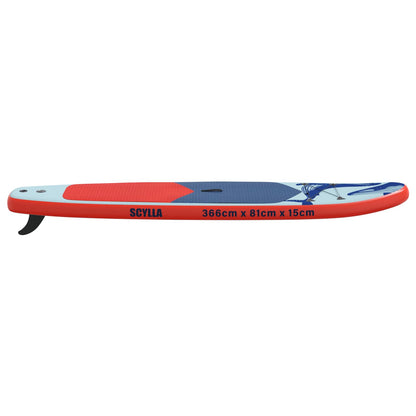 Inflatable Stand Up Paddle Board SCYLLA 366 x 81 x 15 cm Blue