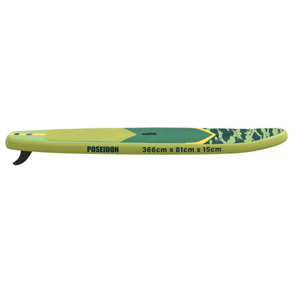 Inflatable Stand Up Paddle Board POSEIDON 366 x 81 x 15 cm for