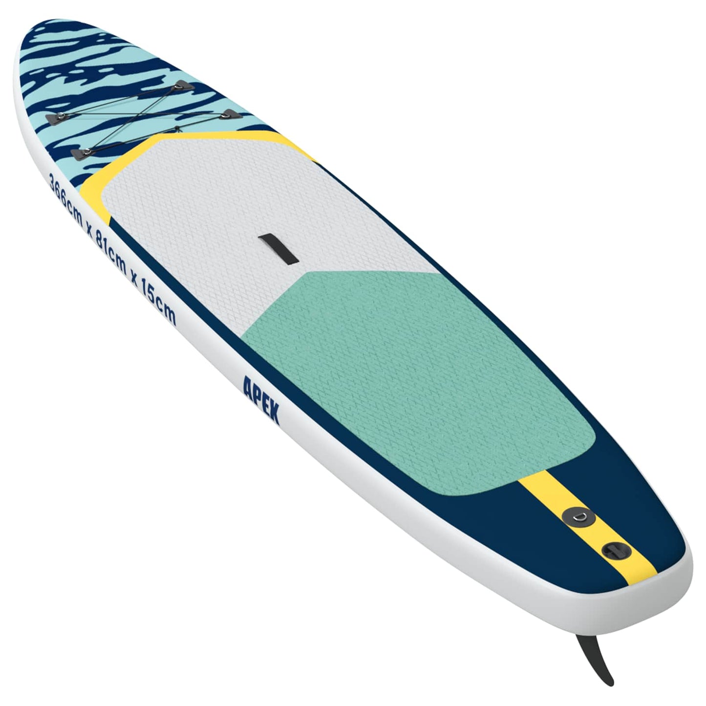 Inflatable Stand Up Paddle Board APEX 366 x 81 x 15 cm Blue for