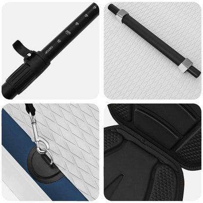 SUP Board with Seat 2-in-1 APEX 305 x 76 x 15 cm Blue for