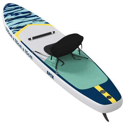 SUP Board with Seat 2-in-1 APEX 305 x 76 x 15 cm Blue for
