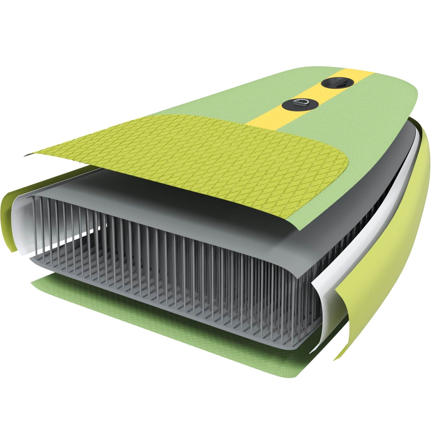 SUP Board with Seat 2-in-1 POSEIDON 335 x 76 x 15 cm Green for