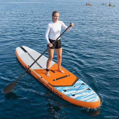 SUP Board with Seat 2-in-1 TRITON 335 x 76 x 15 cm Blue for