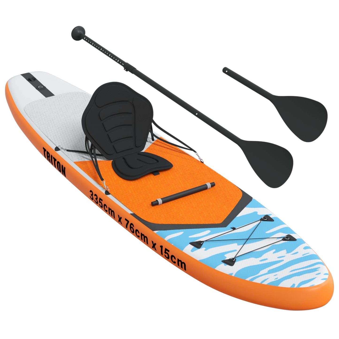 SUP Board with Seat 2-in-1 TRITON 335 x 76 x 15 cm Blue for