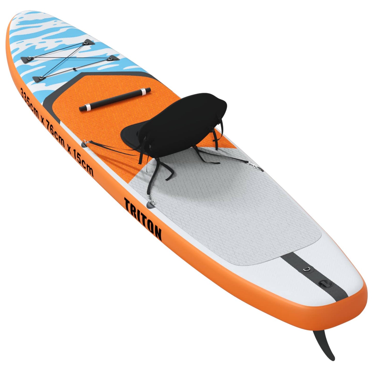SUP Board with Seat 2-in-1 TRITON 335 x 76 x 15 cm Blue for