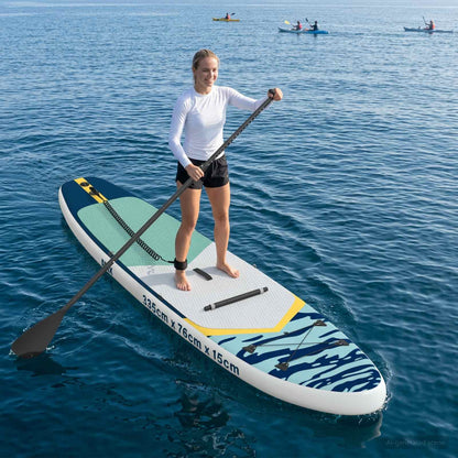 SUP Board with Seat 2-in-1 APEX 335 x 76 x 15 cm Blue for