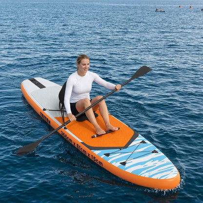 SUP Board with Seat 2-in-1 TRITON 366 x 81 x 15 cm Blue for