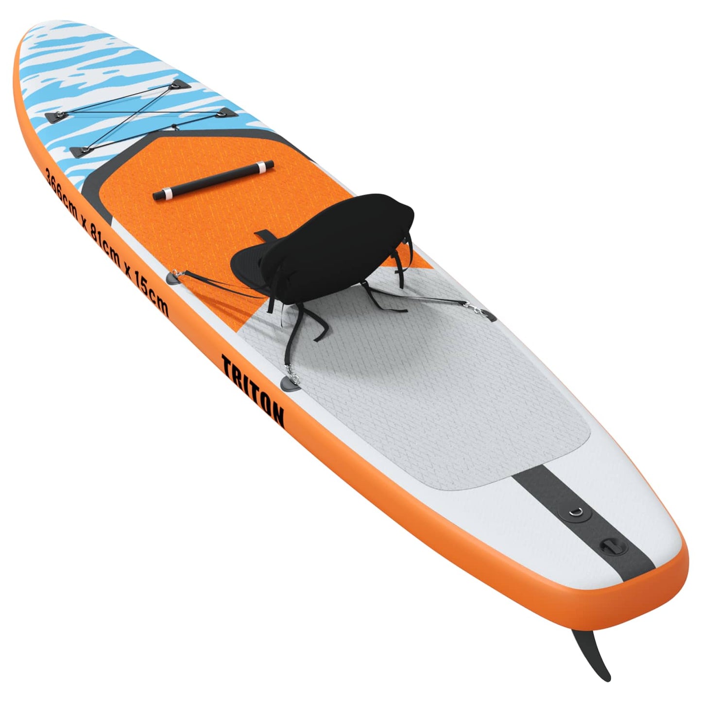 SUP Board with Seat 2-in-1 TRITON 366 x 81 x 15 cm Blue for