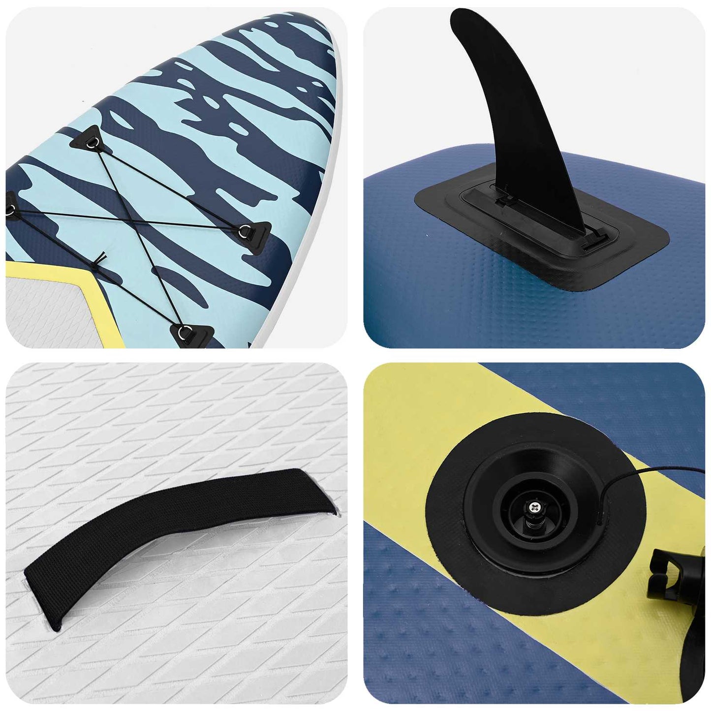 SUP Board with Seat 2-in-1 APEX 366 x 81 x 15 cm Blue for