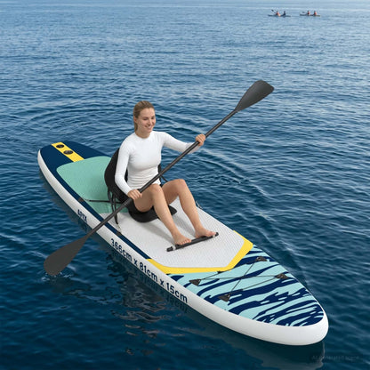 SUP Board with Seat 2-in-1 APEX 366 x 81 x 15 cm Blue for