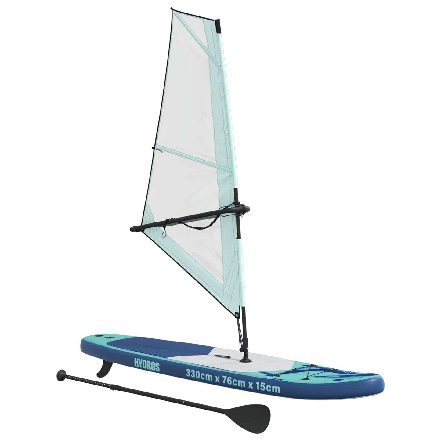 Inflatable SUP Board with Sail HYDROS 330 x 76 x 15 cm for