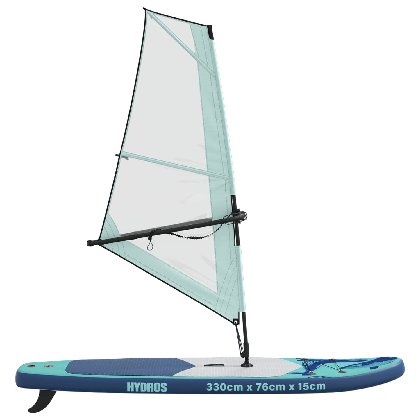 Inflatable SUP Board with Sail HYDROS 330 x 76 x 15 cm for