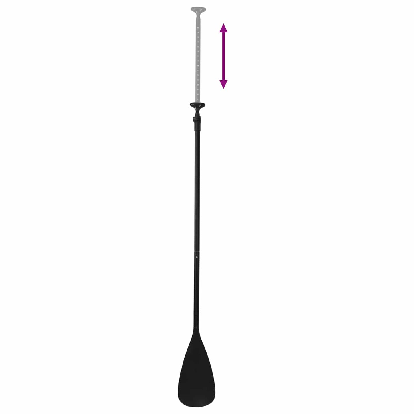 2 in 1 Kayak & SUP Paddle 203 x 19.5 cm Black