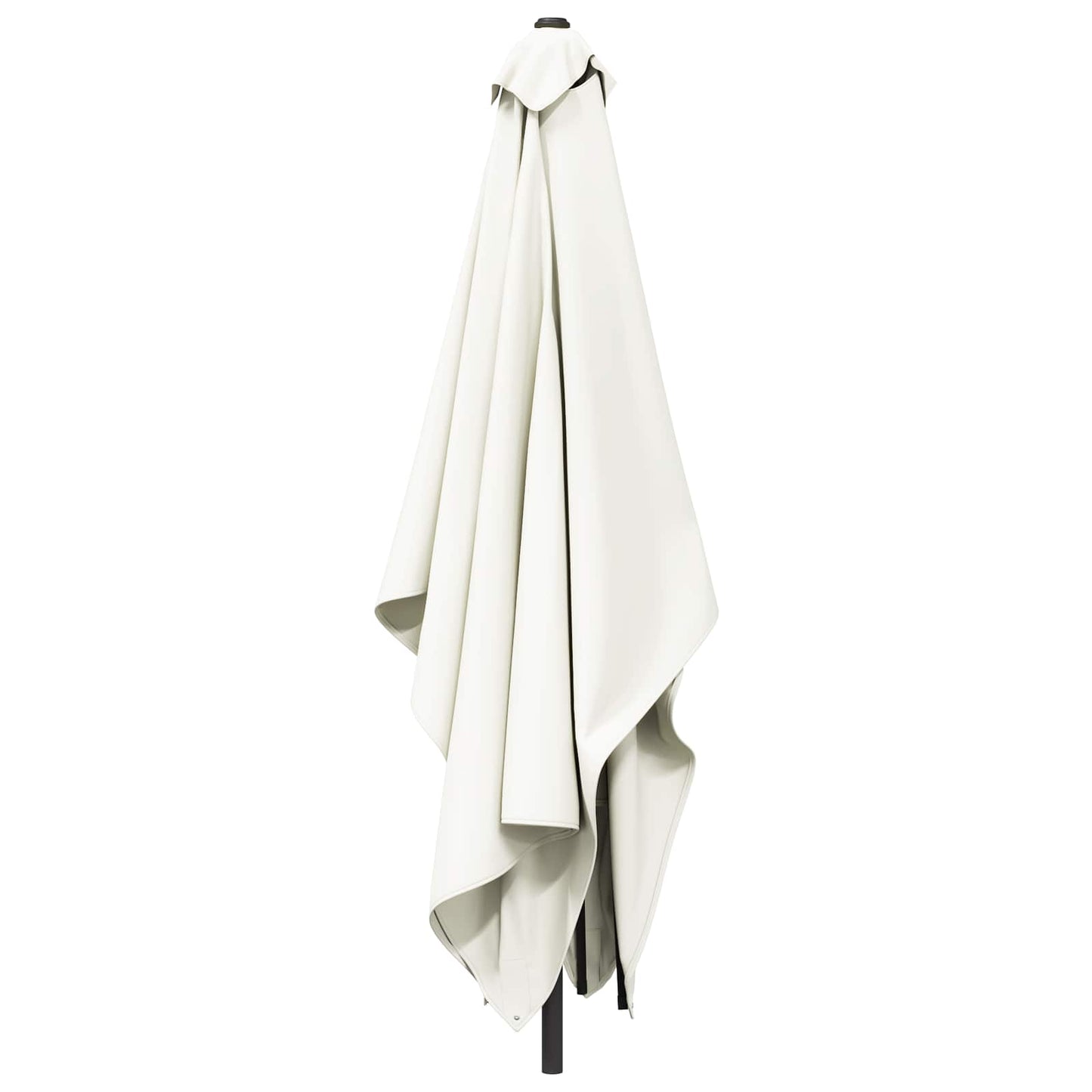 Garden Parasol 200 x 300 cm Polyester Rectangular Cream