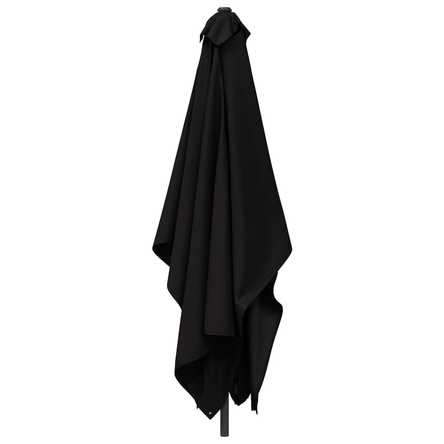 Garden Parasol 200 x 300 cm Polyester Rectangular Black