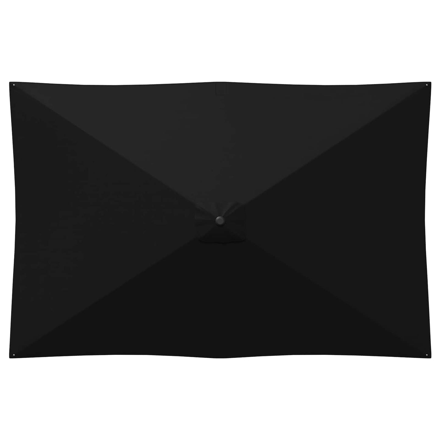 Garden Parasol 200 x 300 cm Polyester Rectangular Black
