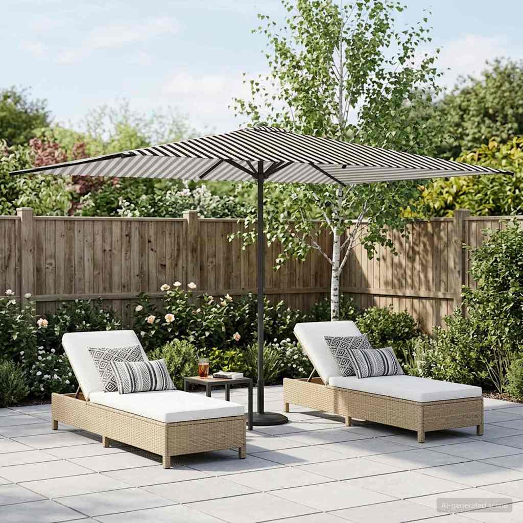 Garden Parasol 200 x 300 cm Polyester Rectangular