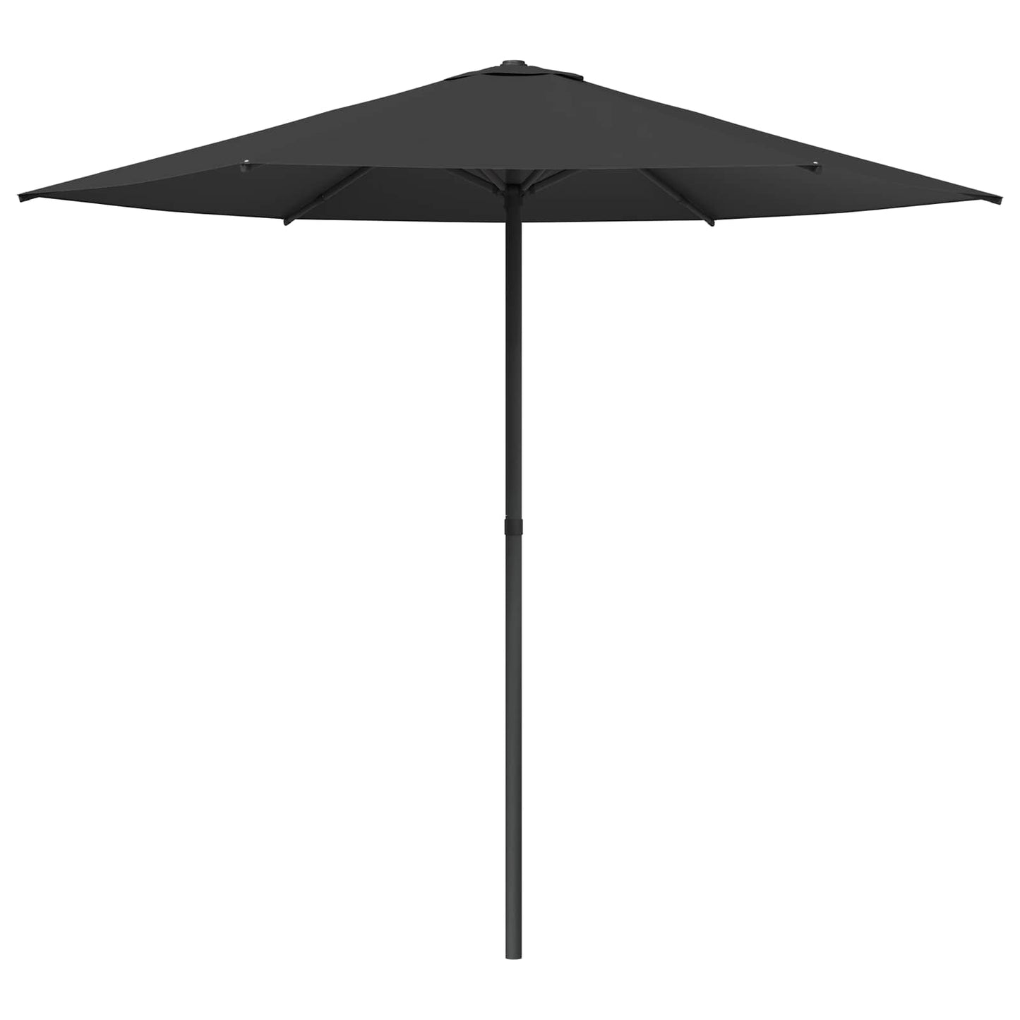 Garden Parasol 230 x 230 cm Polyester Rectangular Anthracite