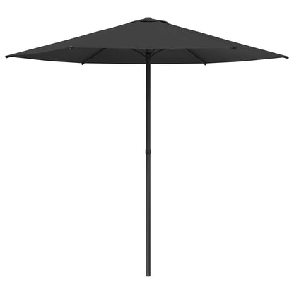 Garden Parasol 230 x 230 cm Polyester Rectangular Anthracite