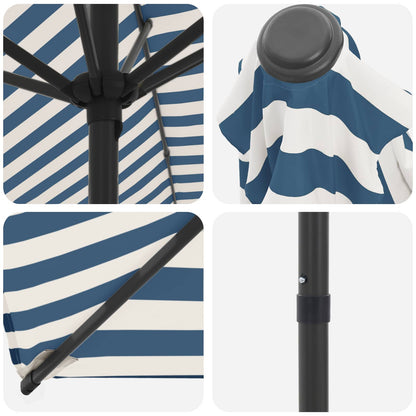 Garden Parasol 230 x 230 cm Polyester Rectangular