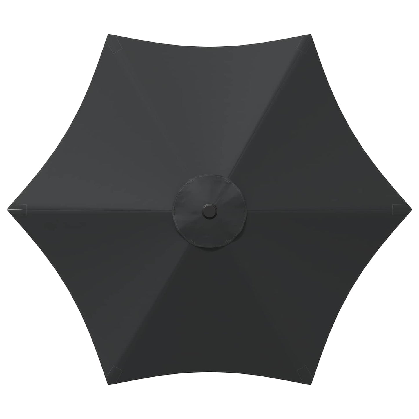 Garden Parasol 270 x 270 cm Polyester Rectangular Anthracite