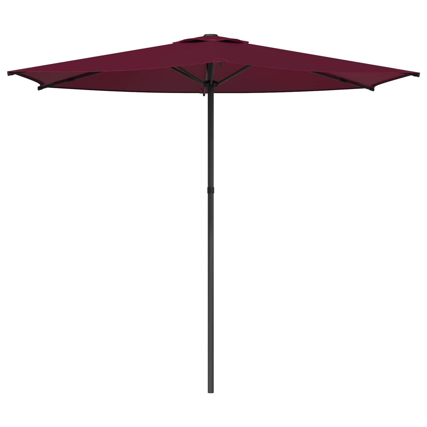 Garden Parasol 270 x 270 cm Polyester Rectangular Bordeaux Red