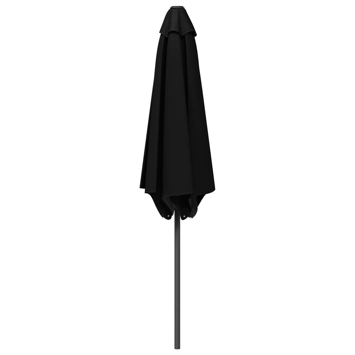 Garden Parasol 270 x 270 cm Polyester Rectangular Black
