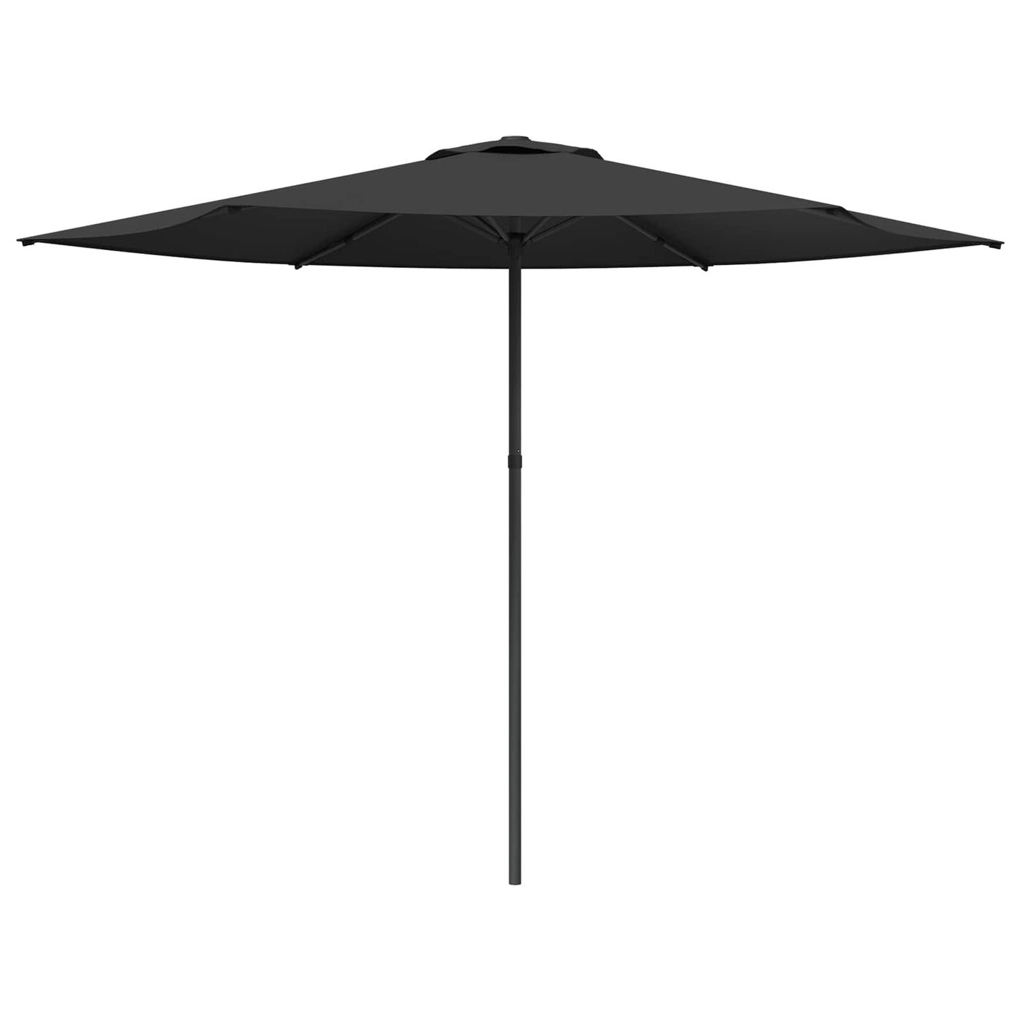 Garden Parasol 300 x 300 cm Polyester Rectangular Anthracite