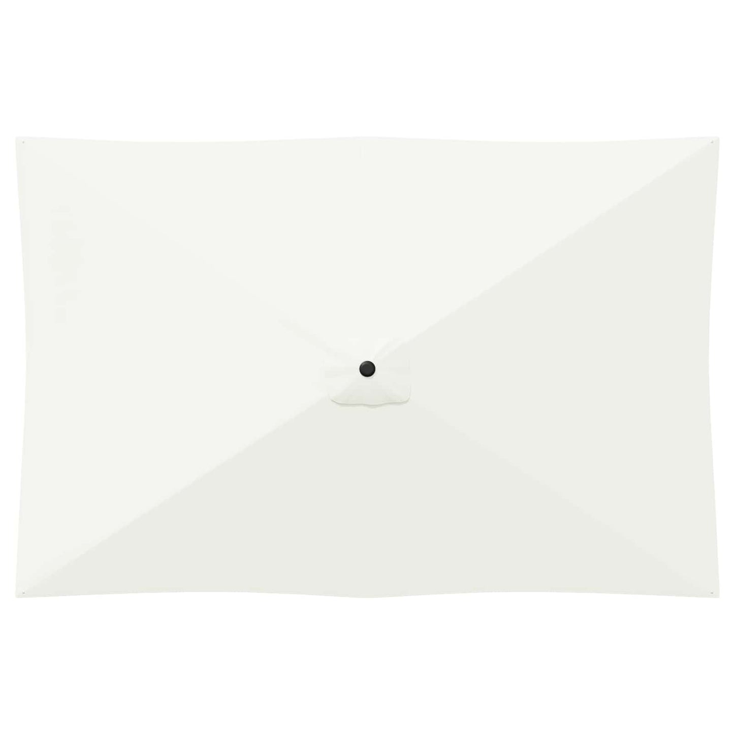 Garden Parasol 200 x 300 cm Polyester Rectangular Cream