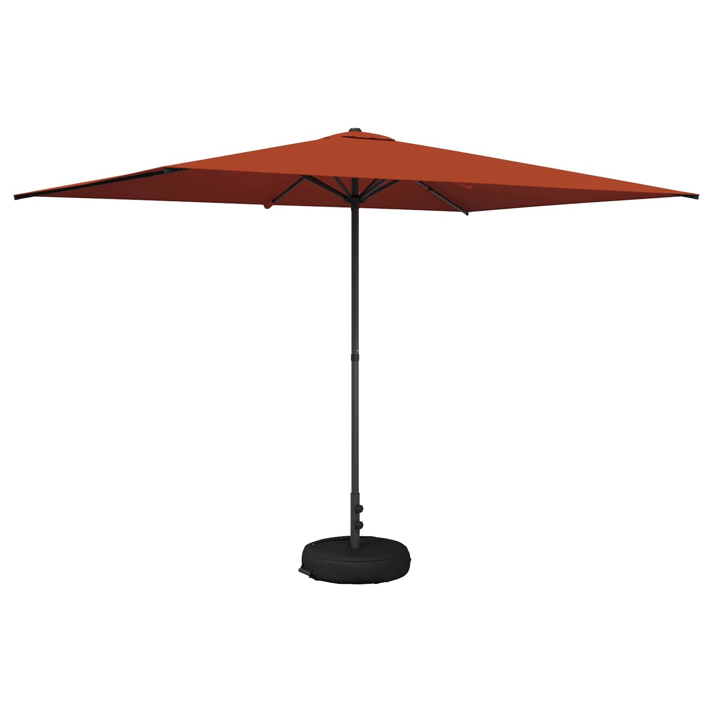 Garden Parasol 200 x 300 cm Polyester Rectangular Terracotta