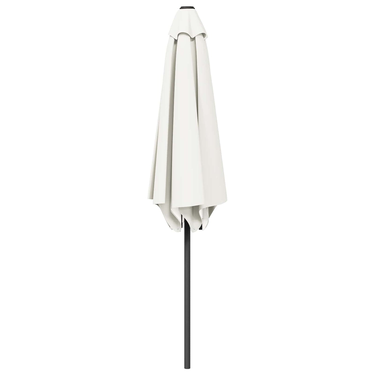 Garden Parasol 230 x 230 cm Polyester Rectangular Cream