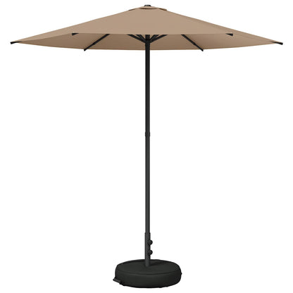 Garden Parasol 230 x 230 cm Polyester Rectangular Taupe