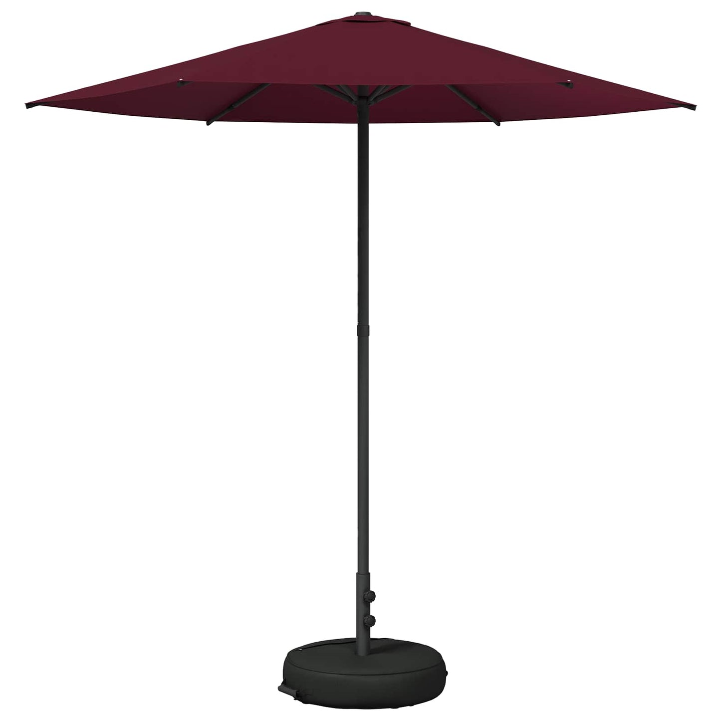 Garden Parasol 230 x 230 cm Polyester Rectangular Bordeaux Red