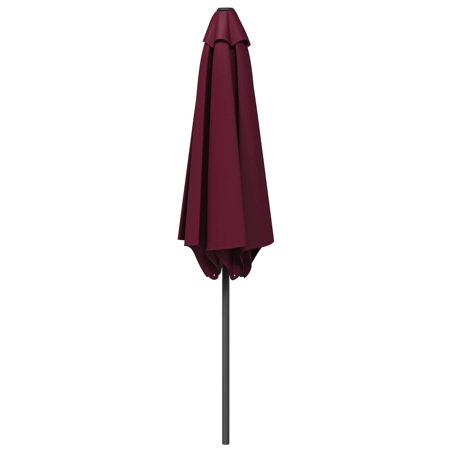 Garden Parasol 230 x 230 cm Polyester Rectangular Bordeaux Red