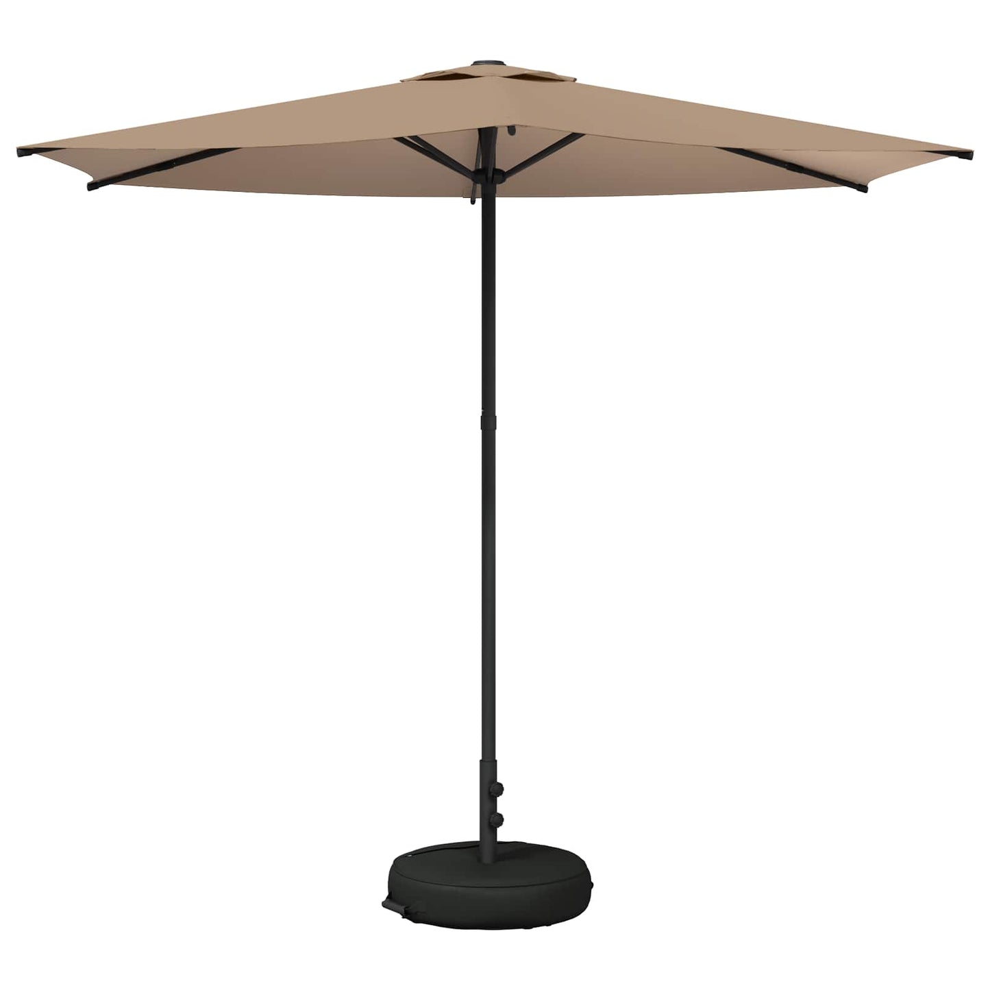 Garden Parasol 270 x 270 cm Polyester Rectangular Taupe