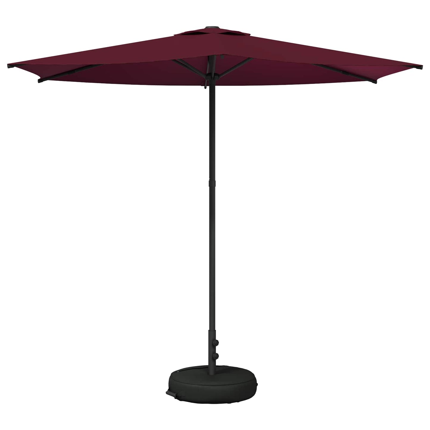 Garden Parasol 270 x 270 cm Polyester Rectangular Bordeaux Red