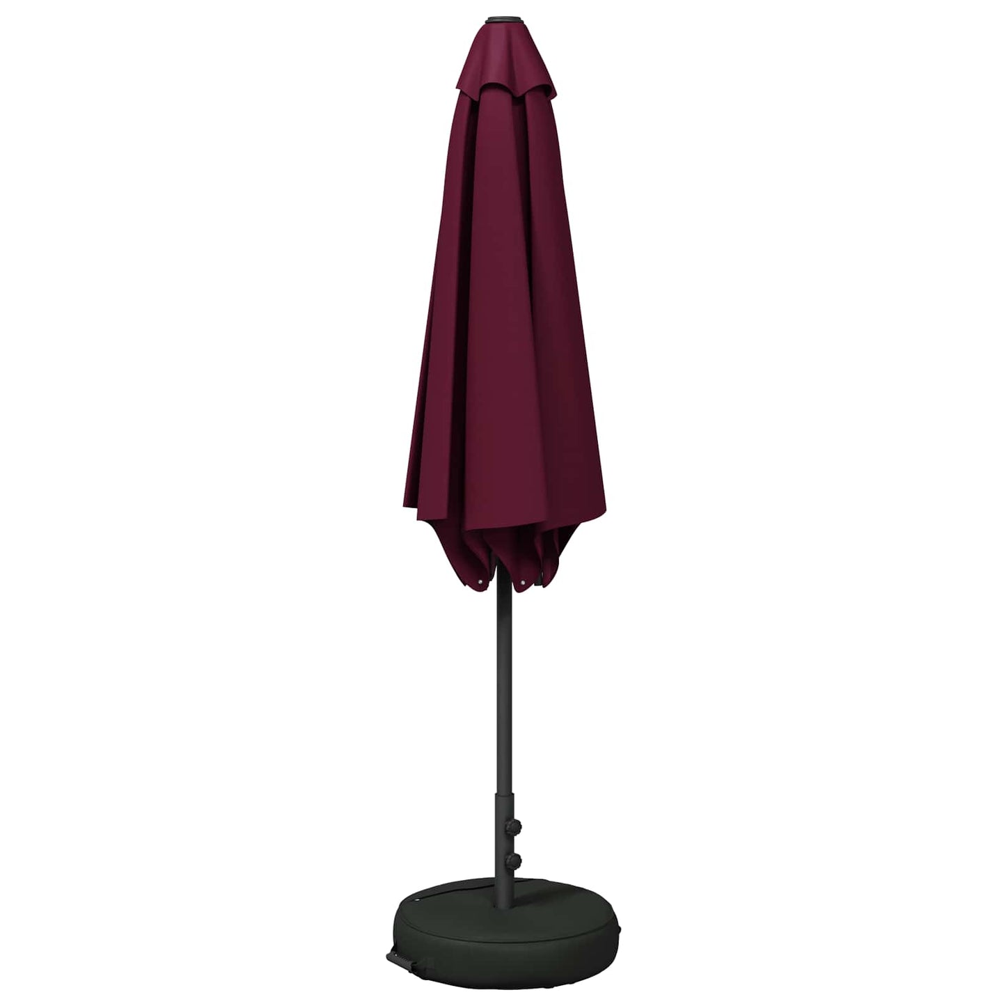 Garden Parasol 270 x 270 cm Polyester Rectangular Bordeaux Red