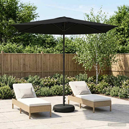 Garden Parasol with Base 270 x 270 cm Polyester Rectangular