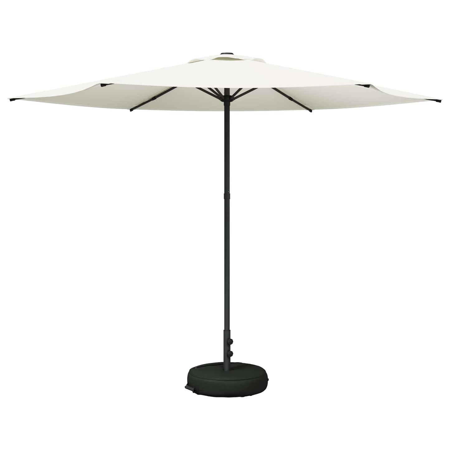 Garden Parasol 300 x 300 cm Polyester Rectangular Cream