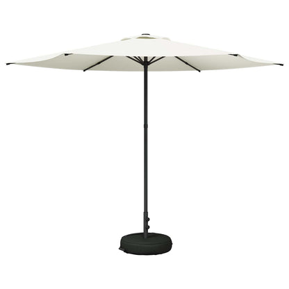 Garden Parasol 300 x 300 cm Polyester Rectangular Cream