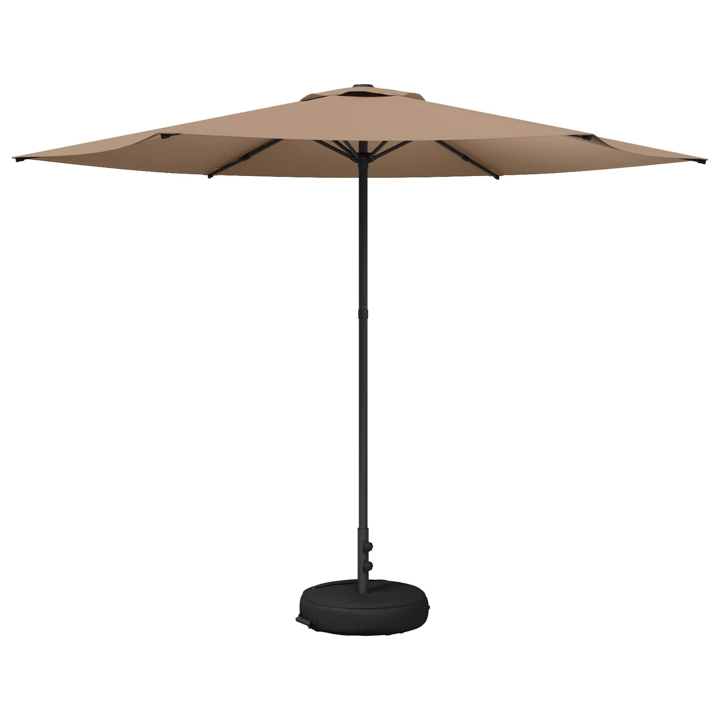Garden Parasol 300 x 300 cm Polyester Rectangular Taupe