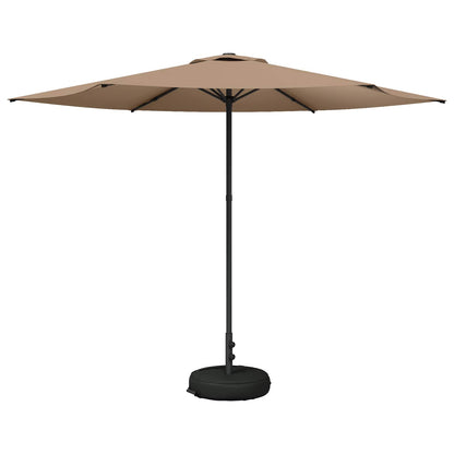 Garden Parasol 300 x 300 cm Polyester Rectangular Taupe
