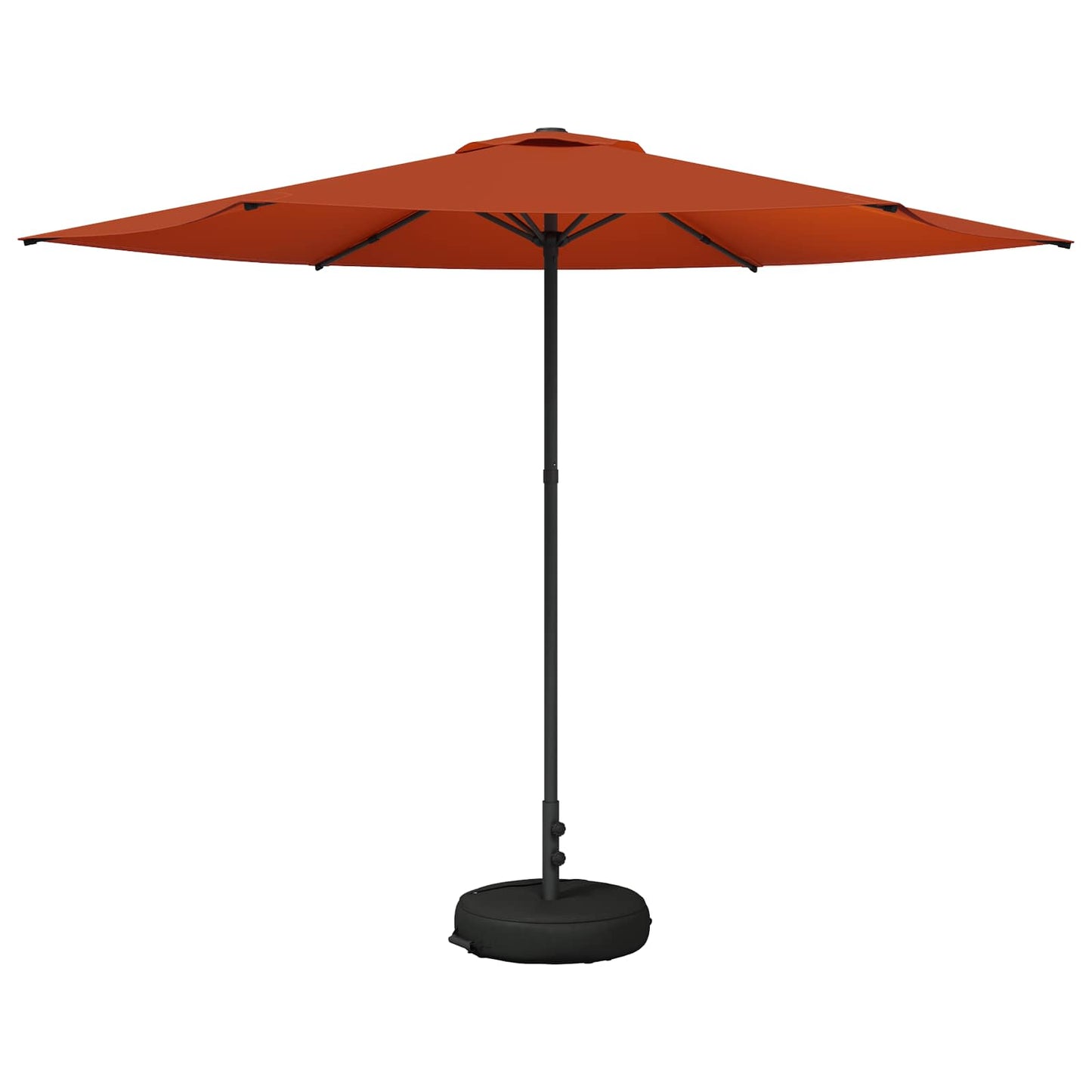Garden Parasol 300 x 300 cm Polyester Rectangular Terracotta
