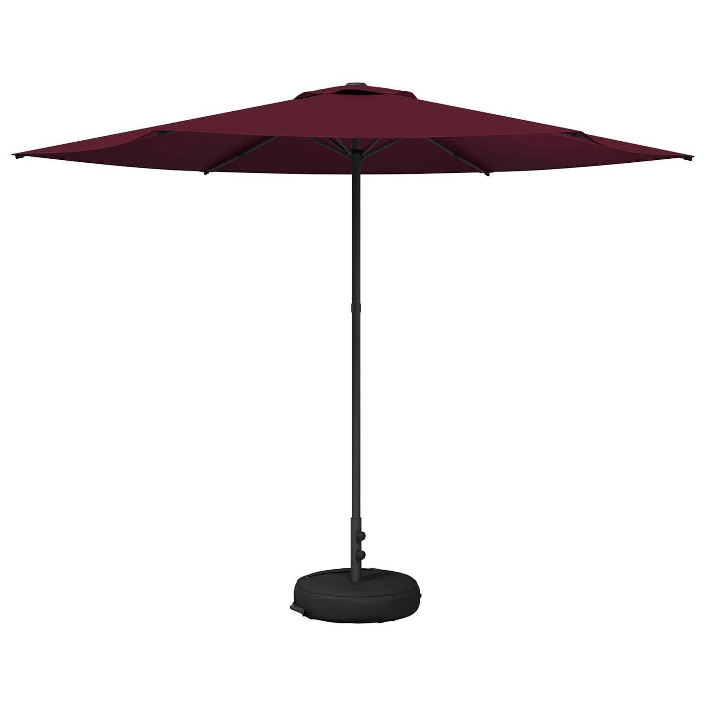 Garden Parasol 300 x 300 cm Polyester Rectangular Bordeaux Red