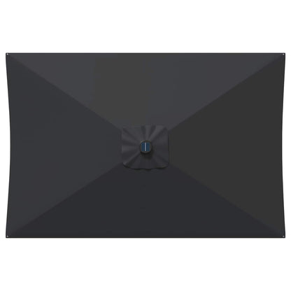 Garden Parasol with LED Lights 200 x 300 cm Polyester