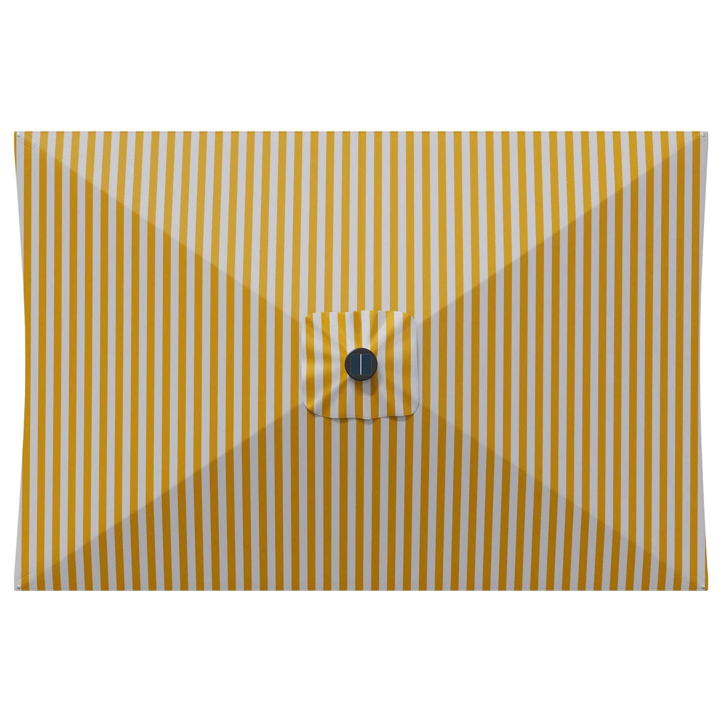 Garden Parasol with LED Lights and Base 200 x 300 cm Polyester