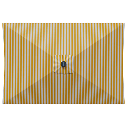 Garden Parasol with LED Lights and Base 200 x 300 cm Polyester
