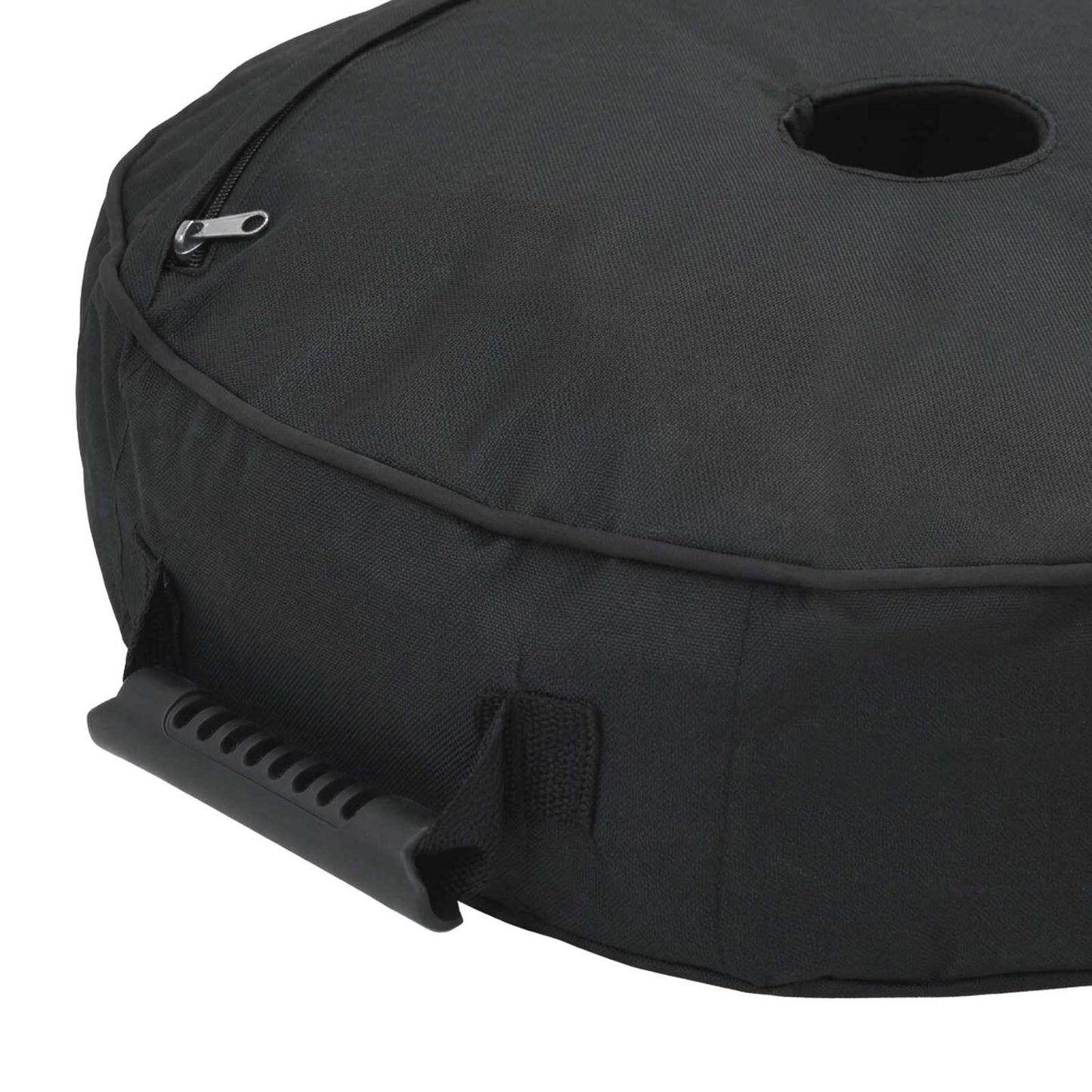 Patio Umbrella Base 50 x 50 cm Steel Black